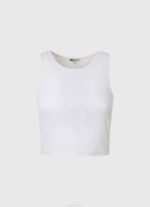 Pepe Jeans resorihihainen hihainen t-paita naiset valkoinen TB00423 - Image 5
