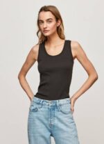 Pepe Jeans resorihihainen t-paita naiset musta TB00440 - Image 3