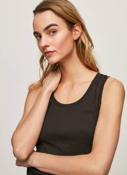 Pepe Jeans resorihihainen t-paita naiset musta TB00440