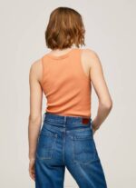 Pepe Jeans resorihihainen t-paita naiset persikka TB00398 - Image 4
