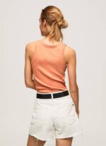 Pepe Jeans resorihihainen t-paita naiset persikka TB00398 - Image 5
