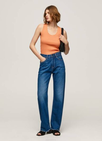 Pepe Jeans resorihihainen t-paita naiset persikka TB00398