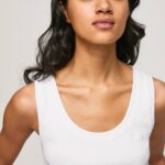 Pepe Jeans resorihihainen t-paita naiset valkoinen TB00457