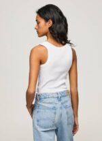 Pepe Jeans resorihihainen t-paita naiset valkoinen TB00457 - Image 4