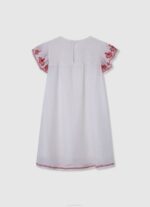Pepe Jeans romanttinen mekko tyttö valkoinen TB001375 - Image 2