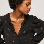 Pepe Jeans röyhelöinen paisley-pusero naiset multi TB00329