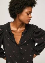 Pepe Jeans röyhelöinen paisley-pusero naiset multi TB00329