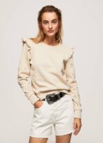 Pepe Jeans röyhelöinen puuvillapusero naiset harrastaja TB00284