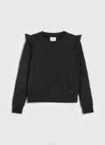 Pepe Jeans röyhelöinen puuvillapusero naiset musta TB00283 - Image 5