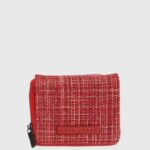 Pepe Jeans ruudullinen lompakko naiset studio punainen TB00729