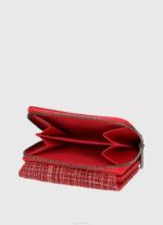 Pepe Jeans ruudullinen lompakko naiset studio punainen TB00729 - Image 3