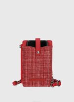 Pepe Jeans ruudullinen matkalaukku naiset studio punainen TB00728 - Image 4
