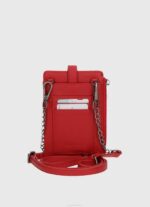 Pepe Jeans ruudullinen matkalaukku naiset studio punainen TB00728 - Image 5