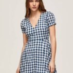 Pepe Jeans ruudullinen printti mekko naiset multi TB00184