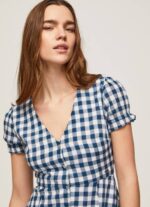 Pepe Jeans ruudullinen printti mekko naiset multi TB00184 - Image 3