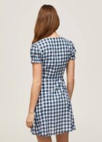 Pepe Jeans ruudullinen printti mekko naiset multi TB00184 - Image 4
