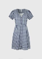 Pepe Jeans ruudullinen printti mekko naiset multi TB00184 - Image 5
