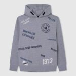Pepe Jeans säädettävä puuvillahuppari poika harmaa marli TB001587
