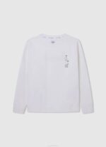 Pepe Jeans säädettävä puuvillahuppari poika harmaa marli TB001587 - Image 4
