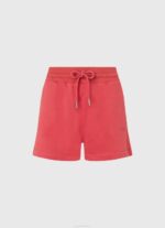 Pepe Jeans säädettävä vyötärö puuvillashortsit naiset studio punainen TB00516 - Image 5