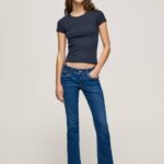 Pepe Jeans saturn midrise regular fit farkut naiset denim TB0021