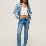 Pepe Jeans saturn midrise regular fit farkut naiset denim TB0022