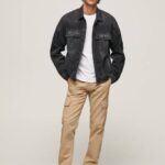 Pepe Jeans sean regular fit chino housut miehet kameli TB001127