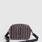 Pepe Jeans siksak kangas crossbody laukku naiset dulwich TB00738