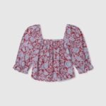 Pepe Jeans Sita-toppi, jossa neliöpääntie tyttö multi TB001418