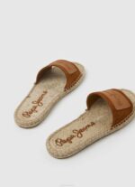 Pepe Jeans siva berry -nahkaiset sandaalit naiset konjakki TB00682 - Image 4