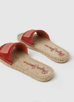 Pepe Jeans siva berry -nahkaiset sandaalit naiset punainen dahlia TB00679 - Image 4