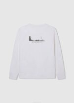 Pepe Jeans skeitti puuvillapusero poika luonnonvalkoinen TB001586 - Image 2
