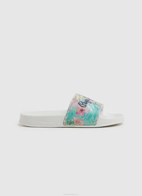 pepe_jeans_slider_martina_ranta_varvastossut_tytto_valkoinen_tb001346.jpg Pepe Jeans slider martina ranta varvastossut tyttö valkoinen TB001346 - Image 1