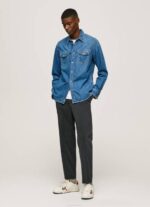Pepe Jeans slim fit denim paita miehet denim TB001023 - Image 2