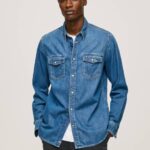 Pepe Jeans slim fit denim paita miehet denim TB001023