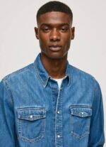 Pepe Jeans slim fit denim paita miehet denim TB001023 - Image 3