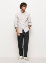 Pepe Jeans slim fit popliini-puuvillapaita miehet valkoinen TB001022 - Image 2