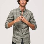 Pepe Jeans slim fit ruudullinen paita miehet valu TB001036