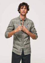 Pepe Jeans slim fit ruudullinen paita miehet valu TB001036