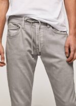 Pepe Jeans Stanley tavalliset lenkkeilyhousut miehet argentti TB001101 - Image 3