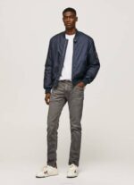 Pepe Jeans suippenevat tavalliset farkut miehet moderni harmaa TB001118