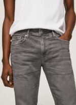 Pepe Jeans suippenevat tavalliset farkut miehet moderni harmaa TB001118 - Image 3