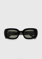 Pepe Jeans suorakaiteen muotoiset aurinkolasit naiset musta TB00767 - Image 2