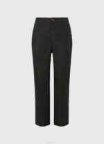 Pepe Jeans suorat housut joustavaa kangasta naiset musta TB00291 - Image 5