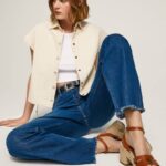 Pepe Jeans taffy day -nahkasandaalit naiset rusketus TB00645