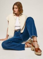Pepe Jeans taffy day -nahkasandaalit naiset rusketus TB00645