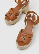 Pepe Jeans taffy day -nahkasandaalit naiset rusketus TB00645 - Image 4