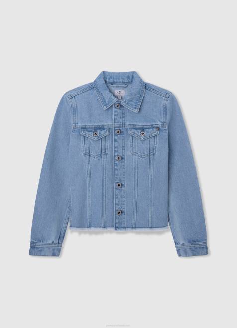 pepe_jeans_tavallinen_farkkutakki_tytto_denim_tb001357.jpg Pepe Jeans tavallinen farkkutakki tyttö denim TB001357 - Image 1