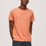 Pepe Jeans tavallinen puuvillainen t-paita miehet kurpitsa appelsiini TB00995