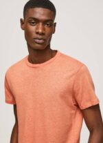 Pepe Jeans tavallinen puuvillainen t-paita miehet kurpitsa appelsiini TB00995 - Image 3